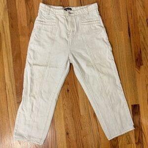 Vintage Momokrom Pants Size UK 12 US Size 8 Cream Color
